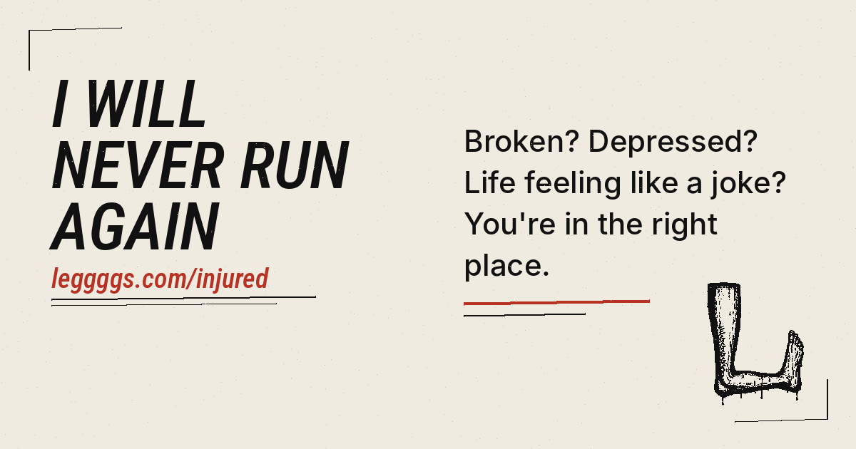 What Running Injuries Actually Take From You